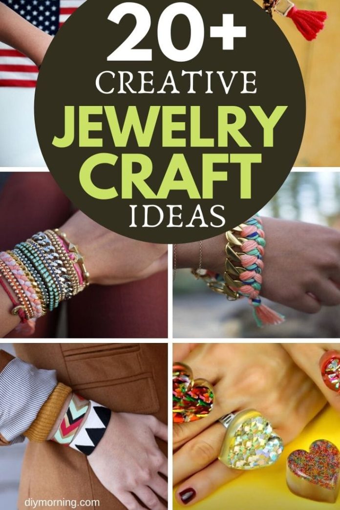 20 Creative DIY Craft Ideas And Projects With Jewelry With Tutorials