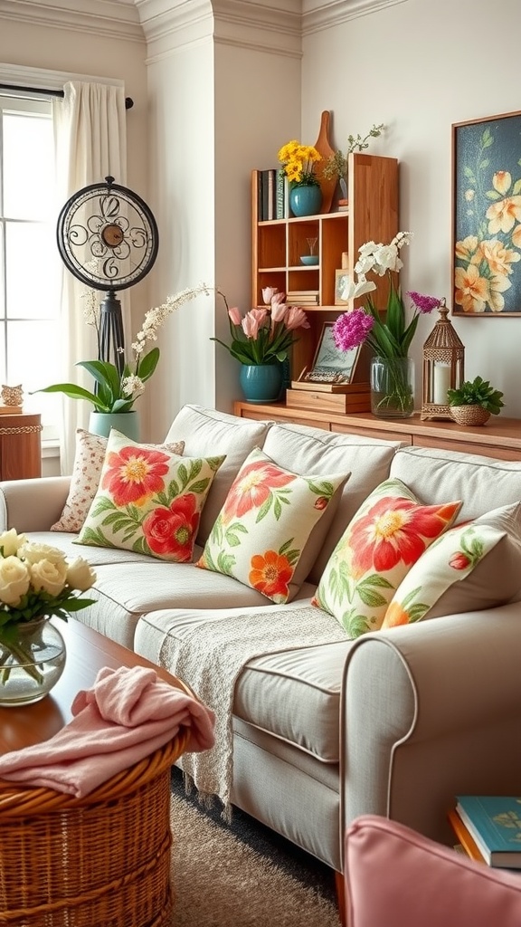 21 Fresh Spring Living Room Decor Ideas to Transform Your Space