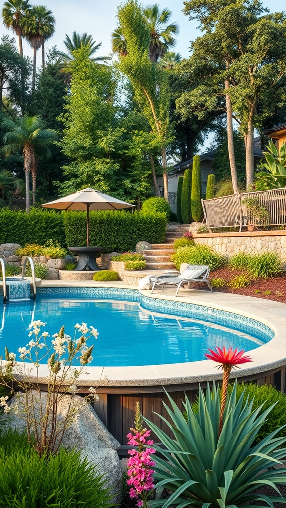 20 Stunning Above-Ground Pool Landscaping Ideas You Have to See