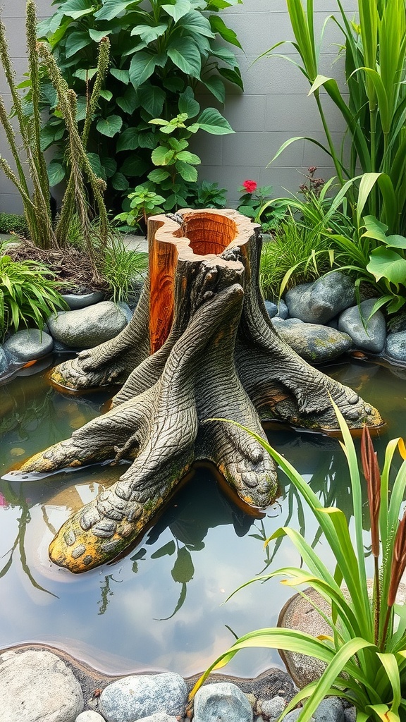 21 Creative Tree Stump Ideas for Your Garden