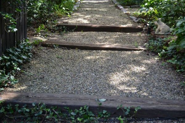 Wooden Step Path