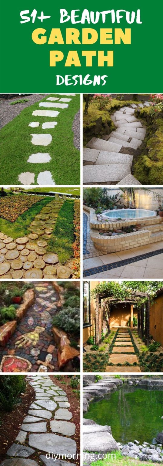46+ Easy & Cheap Garden Path Ideas For Your Beautiful Garden