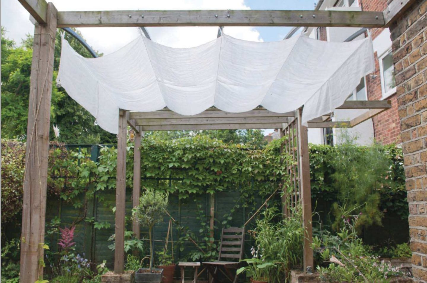 DIY Patio Canopy: How To Build a Simple & Cheap DIY Canopy - DIY Morning