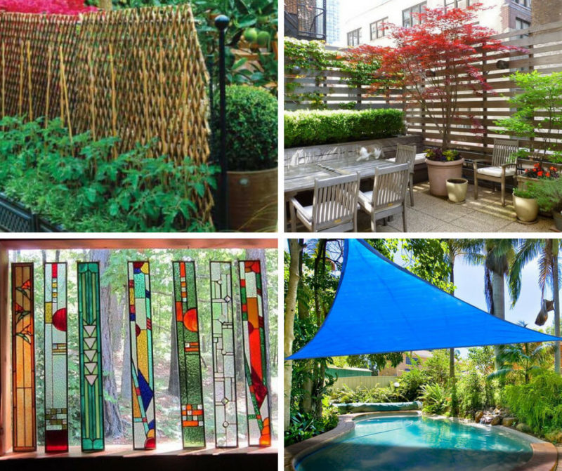15+ Quick and Cheap Outdoor Privacy Screen Ideas and Designs