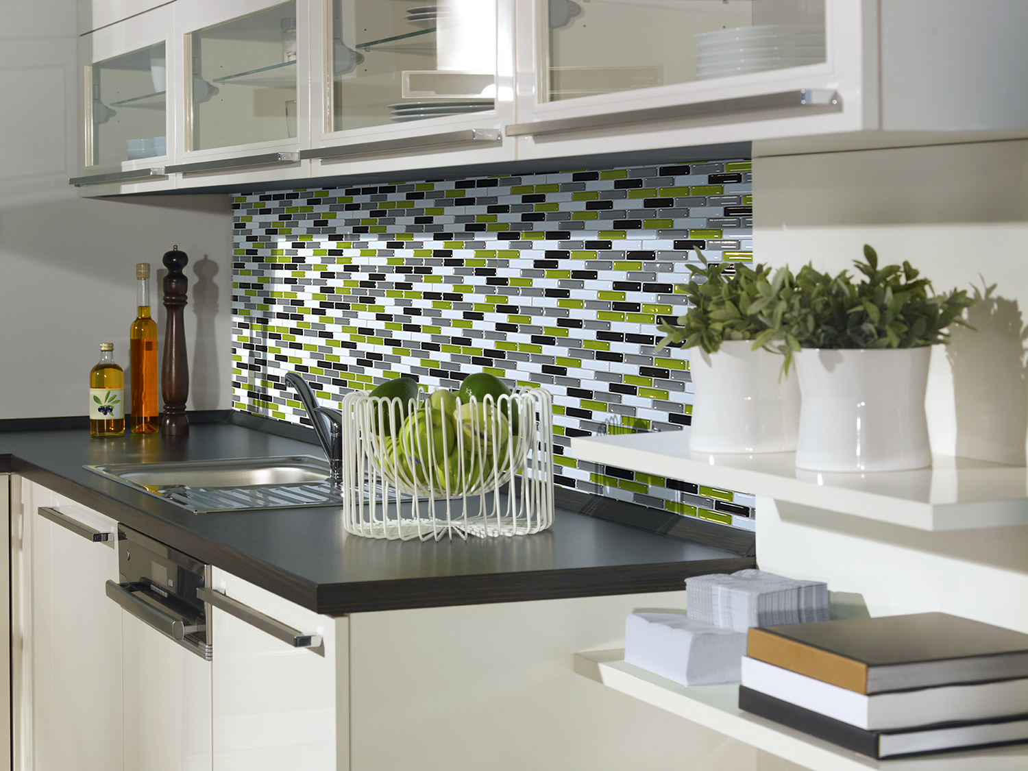 Mosaic Tile Backsplash | Creating a Ceramic Tile Mosaic for a Kitchen Backsplash