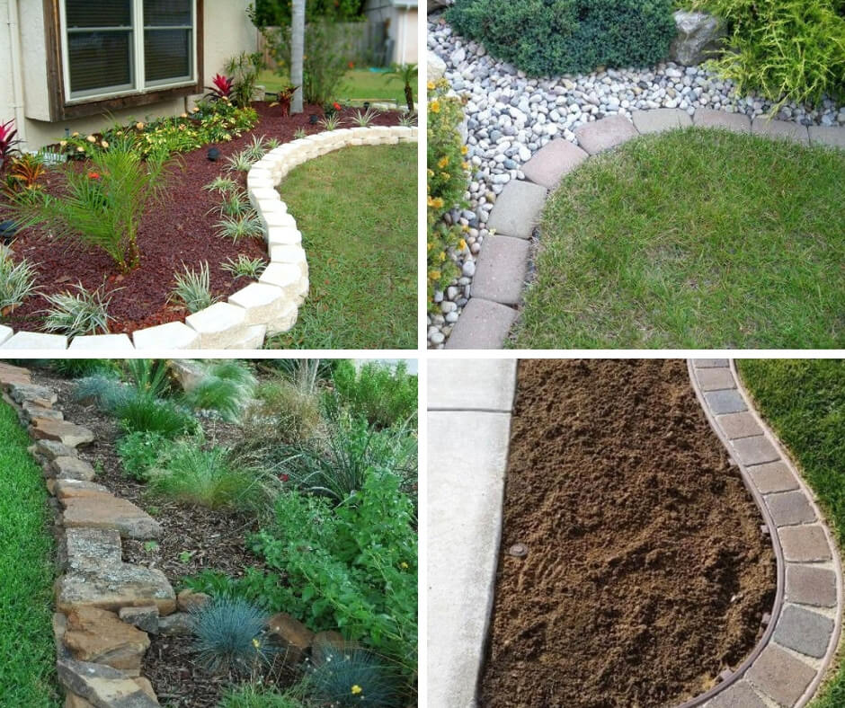 Brilliant Garden Edging Ideas, Do It Yourself Concrete Landscape Curbing