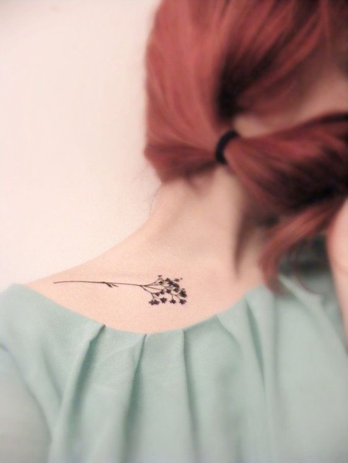 cherry branch tattoo