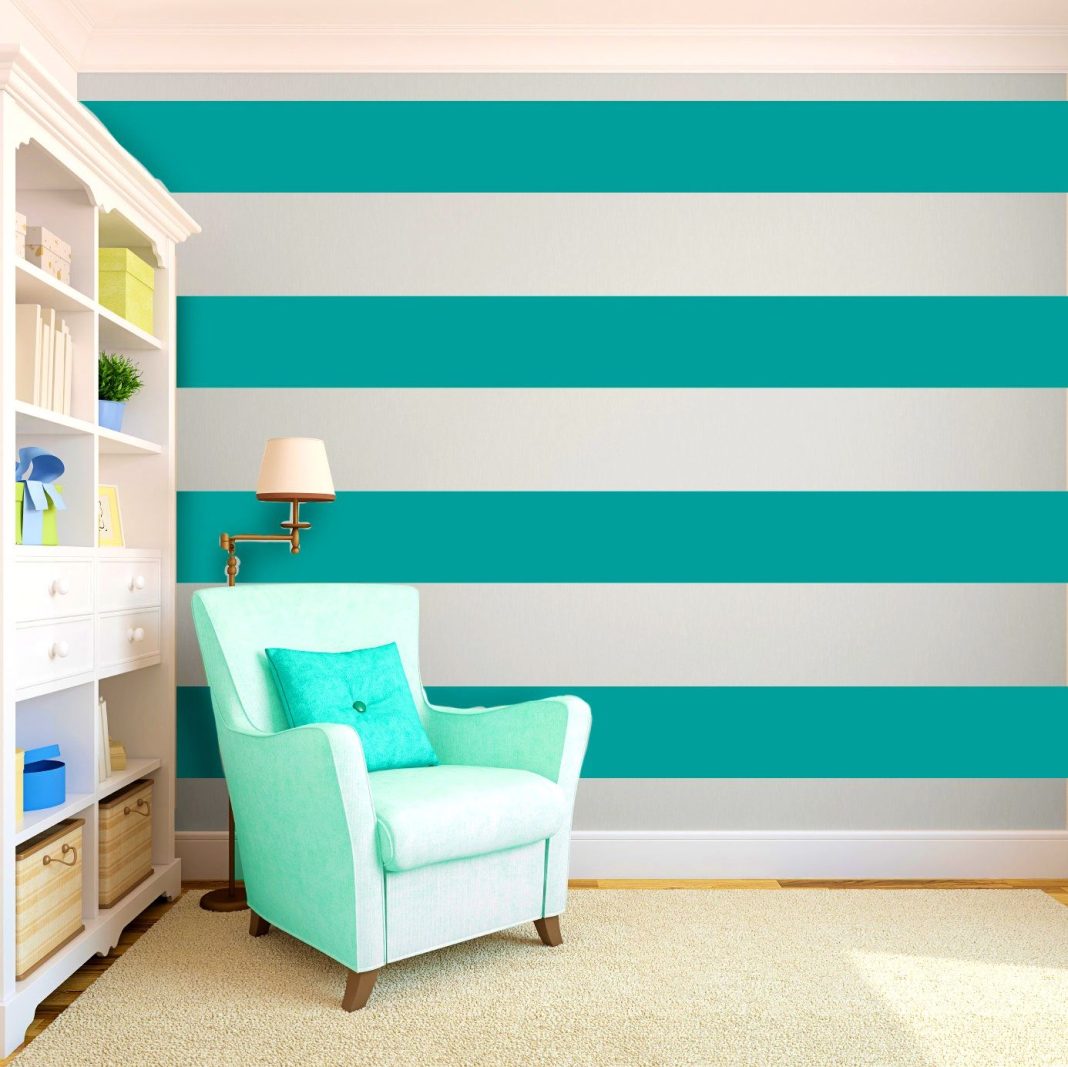 18+ Awesome Striped Wall Design Ideas Ways To Paint Stripes on a Wall