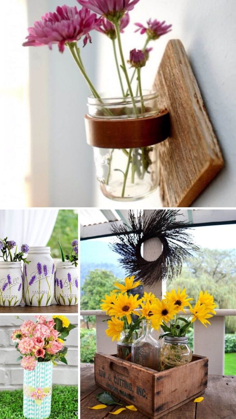 20+ Creative Mason Jar Garden Ideas - Ways To Use Mason Jar in Garden