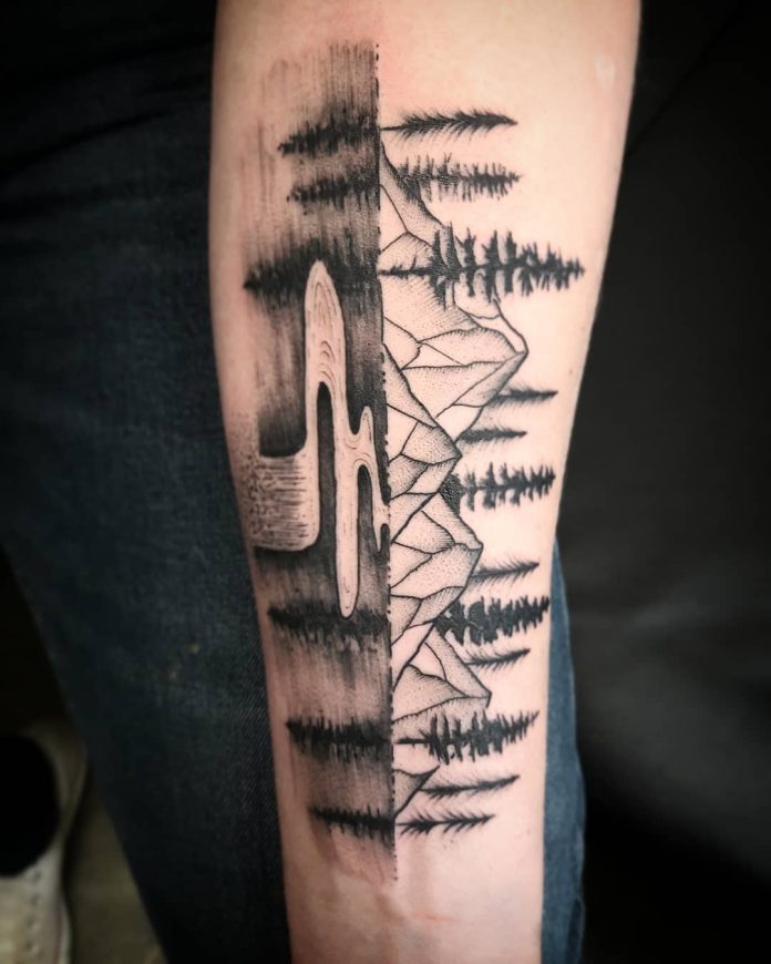 75+ Awesome Hiking Tattoos For Men & Women Who Love The Ourdoors