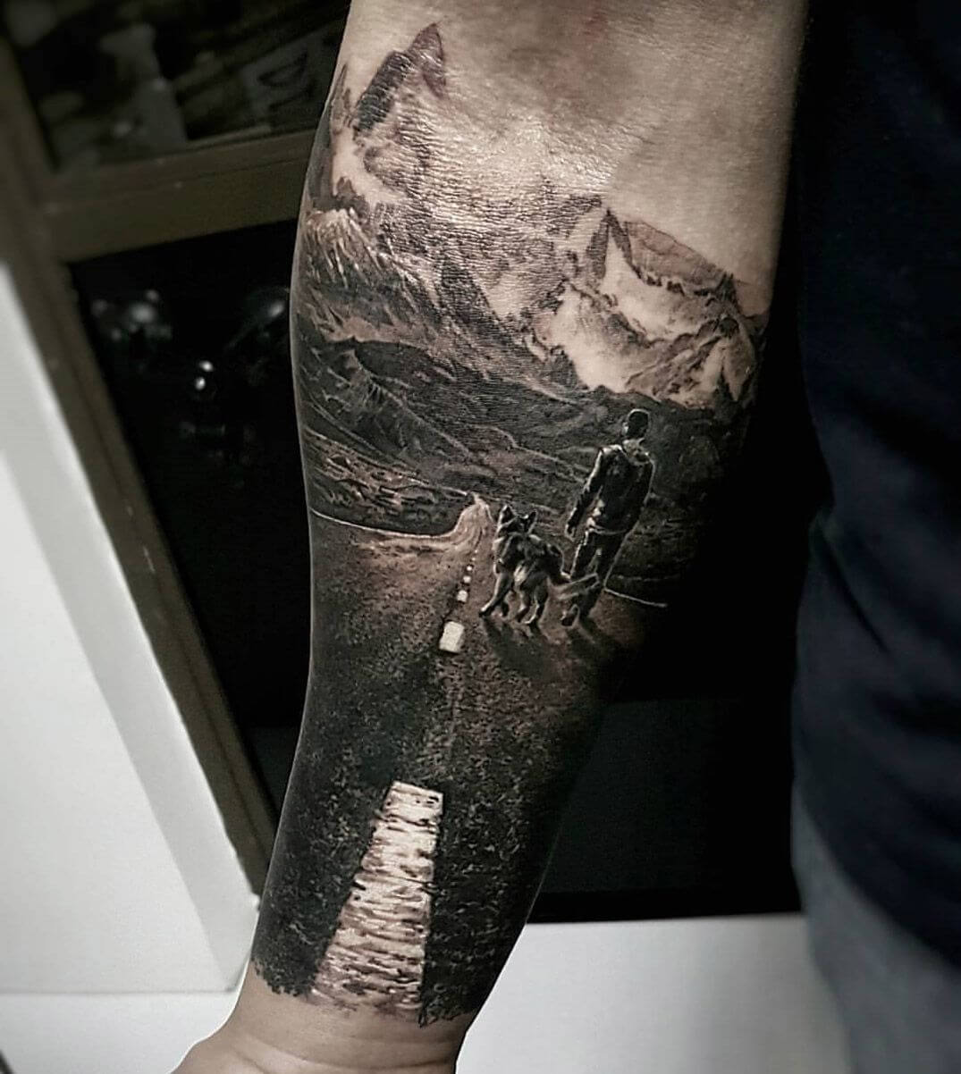 75+ Awesome Hiking Tattoos For Men & Women Who Love The