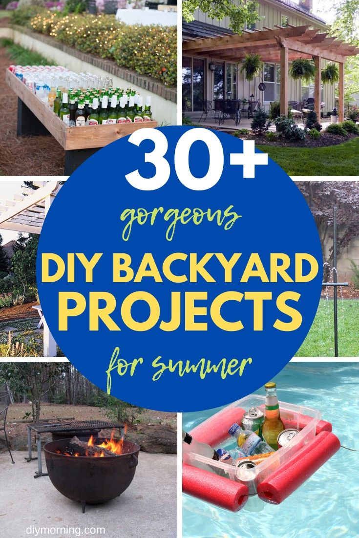 30+ Awesome Fun DIY Backyard Projects This Summer (Kid-Friendly)