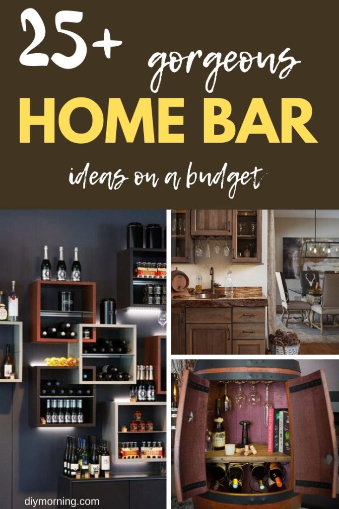 25+ Stunning DIY Home Bar Ideas and Designs (Small, Modern, Luxury)