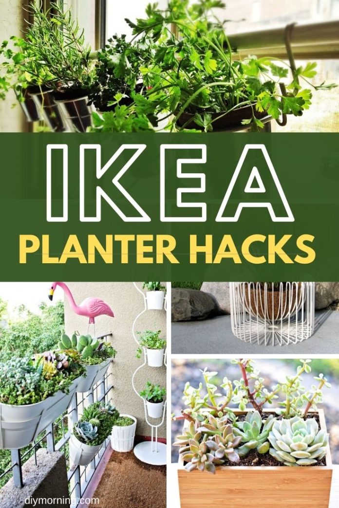 20+ Clever IKEA Planter Ideas & Hacks To Upgrade Your Patio - DIY Morning