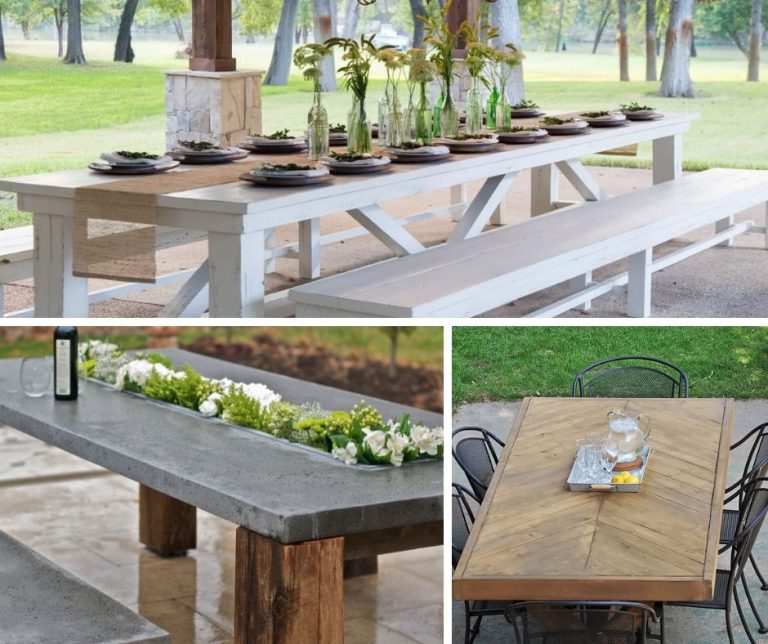 DIY Outdoor Dining Table Projects – How to Build It