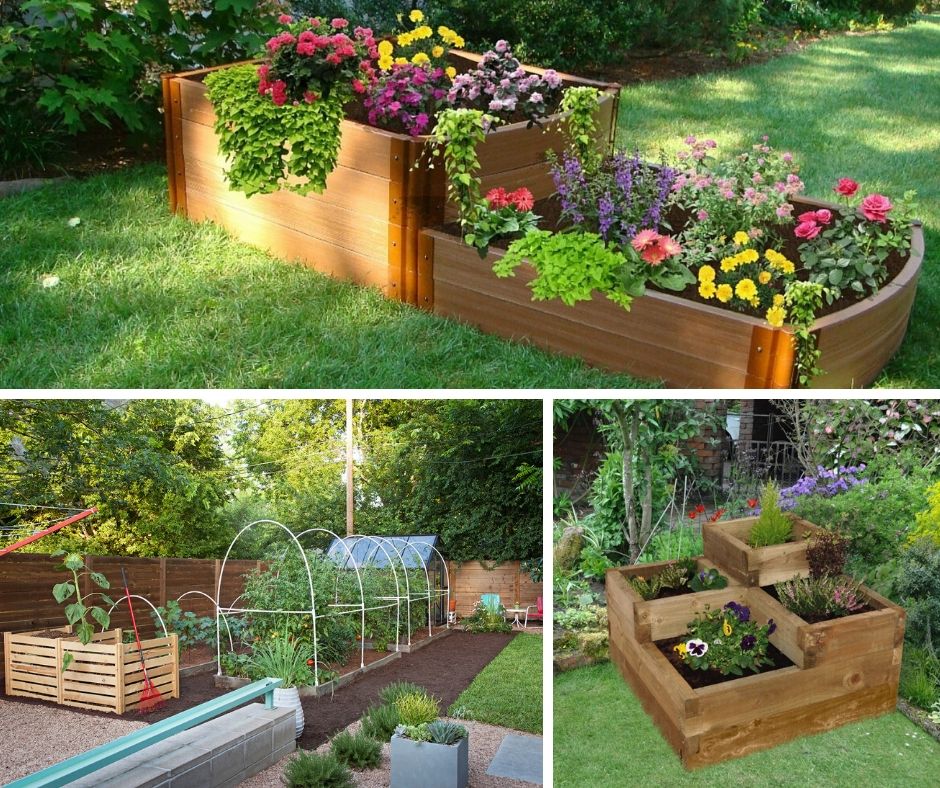 15 Clever Diy Raised Garden Bed Ideas, How To Make A Tiered Raised Garden Bed