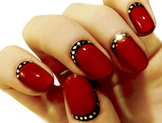 Simple Red and Black Nail Ideas - wide 6