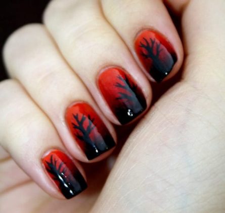 30 Awesome Red and Black Nail Ideas & Designs - DIY Morning