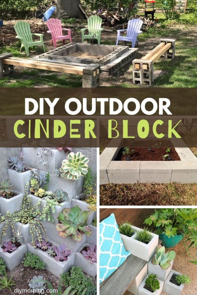 19+ Awesome Ways To Use Cinder Blocks In Your Garden - DIY Morning