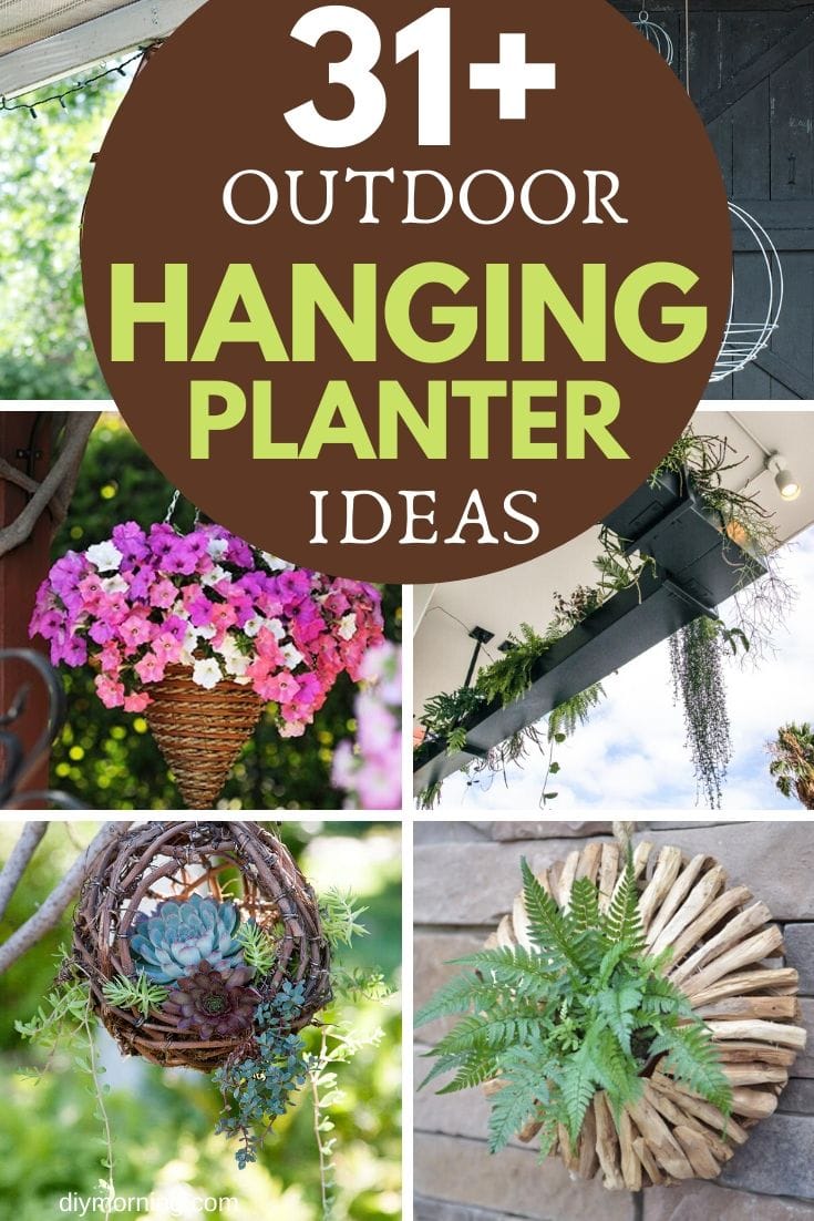 Easy DIY Outdoor Hanging Planter Ideas