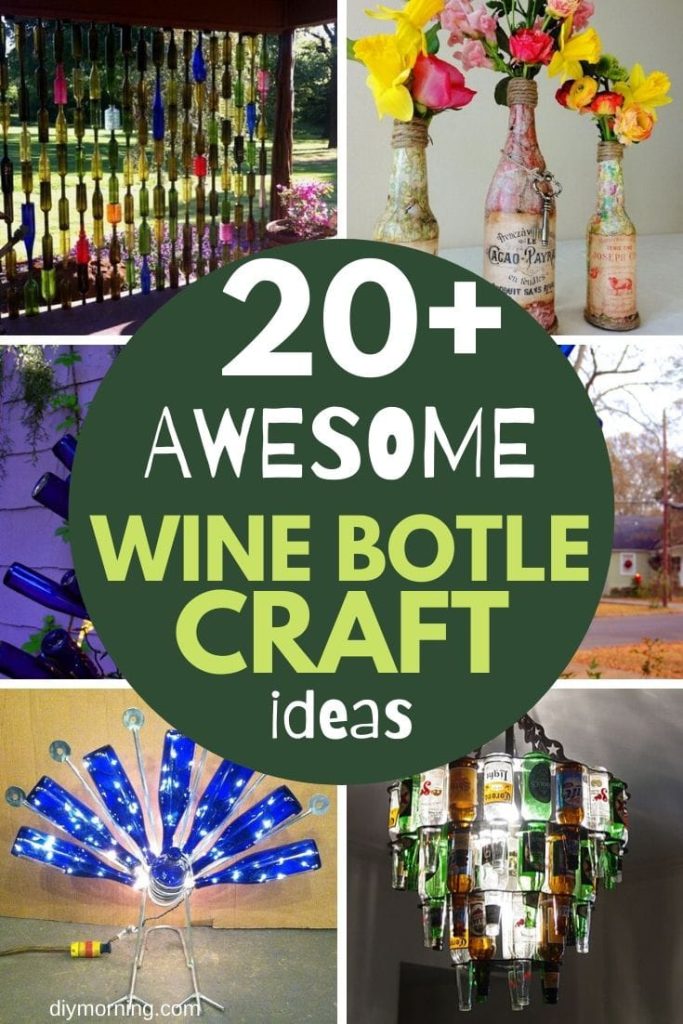 25 Awesome Ideas How To Make Wine Bottle Crafts - DIY Morning