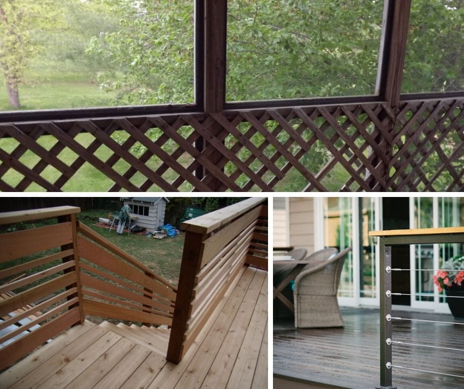 21 Creative Diy Deck Railing Ideas And Projects With Instructions - Diy Porch Railing Designs