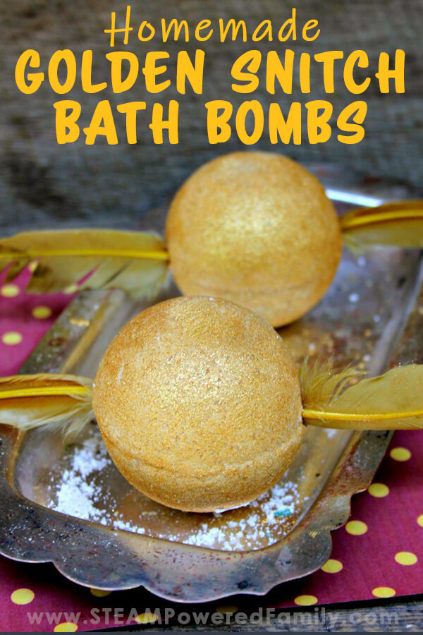 Golden Snitch Bath Bombs