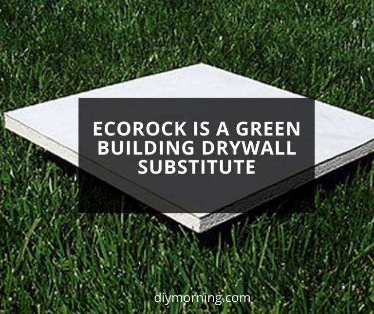 EcoRock is a Green Building Drywall Substitute