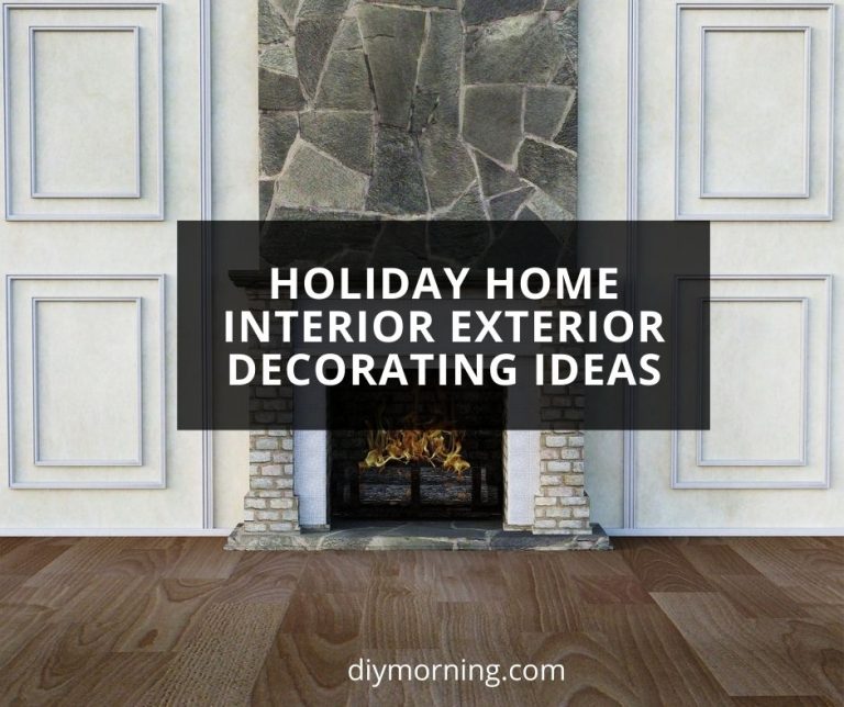 Holiday home interior exterior decorating ideas